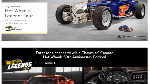 Walmart Hot Wheels 'Legends Tour' Showcase